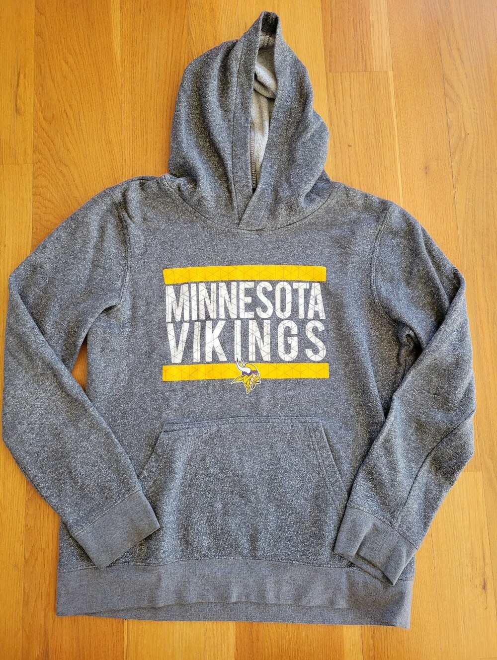 Youth large 14-16 Minnesota Vikings Hoodie Gray